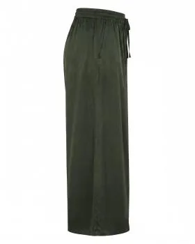 Marlenehose Satin in  oliv von Moda Italia (Bild 2)