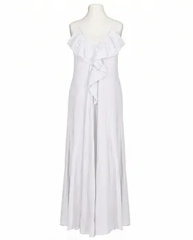 Maxikleid Baumwolle in  wei� von Made in Italy (Bild 1)