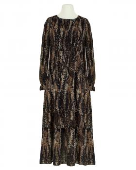 Maxikleid Crpe Chiffon in  braun von Made in Italy (Bild 1)