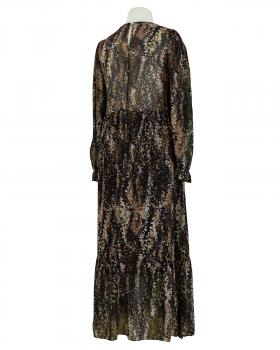 Maxikleid Crpe Chiffon in  braun von Made in Italy (Bild 2)