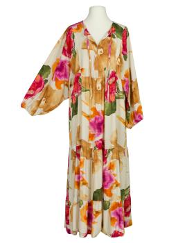 Maxikleid mit Blumen in  beige von H. Trend (Bild 2)