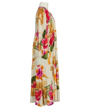 Maxikleid mit Blumen in  beige von H. Trend (Bild 3)