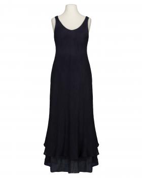Maxikleid mit Leinen in  blau von Made in Italy (Bild 1)