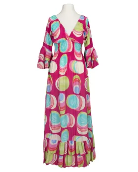 Maxikleid mit Print in  pink von H. Trend (Bild 1)