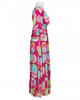 Maxikleid mit Print in  pink von H. Trend (Bild 2)