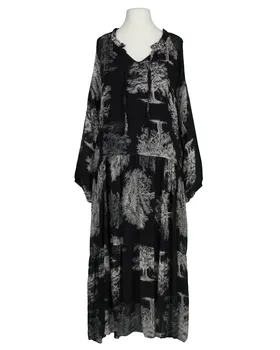Maxikleid mit Seide in  schwarz von Made in Italy (Bild 1)