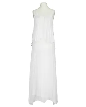 Maxikleid mit Seide in  wei� von H. Trend (Bild 1)