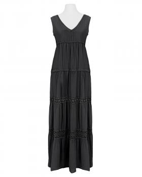 Maxikleid mit Seide 2tlg. in  schwarz von Made in Italy (Bild 1)