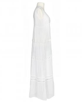 Maxikleid mit Seide 2tlg. in  wei von Made in Italy (Bild 2)