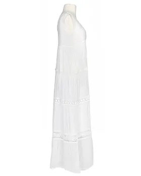Maxikleid mit Seide 2tlg. in  wei� von Made in Italy (Bild 2)