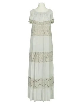 Maxikleid mit Spitze in  beige von Made in Italy (Bild 1)