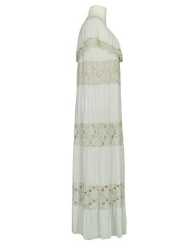 Maxikleid mit Spitze in  beige von Made in Italy (Bild 2)