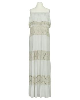 Maxikleid mit Spitze in  beige von Made in Italy (Bild 3)