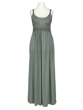 Maxikleid mit Spitze in  khaki von Diana (Bild 1)