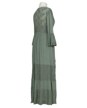 Maxikleid mit Spitze in  oliv von Made in Italy (Bild 2)