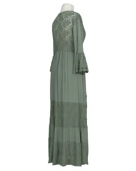 Maxikleid mit Spitze in  oliv von Made in Italy (Bild 2)
