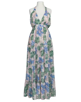 Maxikleid Neckholder in  bunt von Made in Italy (Bild 1)