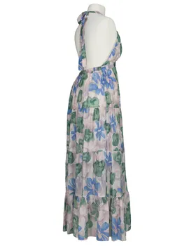 Maxikleid Neckholder in  bunt von Made in Italy (Bild 2)