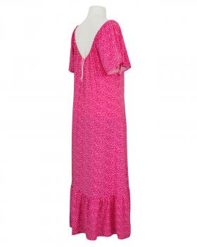 Maxikleid Tupfen in  pink von Made in Italy (Bild 2)
