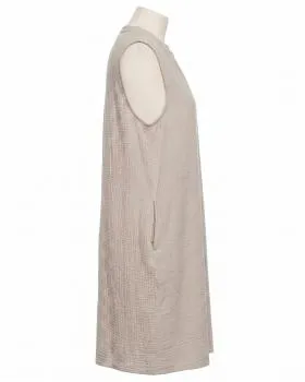 Musselin Kleid in  beige von Made in Italy (Bild 2)