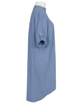 Musselin Kleid in  blau von Made in Italy (Bild 3)
