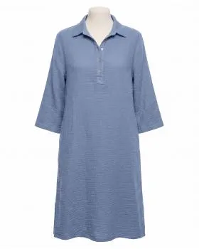 Musselin Kleid in  blau von Made in Italy (Bild 1)