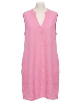 Musselin Kleid in  pink von Made in Italy (Bild 1)