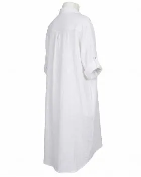 Musselin Kleid in  wei� von Made in Italy (Bild 3)