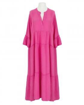 Musselin Maxikleid in  pink von Made in Italy (Bild 1)