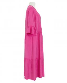 Musselin Maxikleid in  pink von Made in Italy (Bild 2)