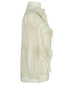 Organza Bluse mit Blumen in  beige von Timiami (Bild 2)