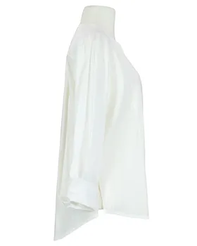 Oversize Bluse Popeline in  wei� von Esvivid (Bild 2)