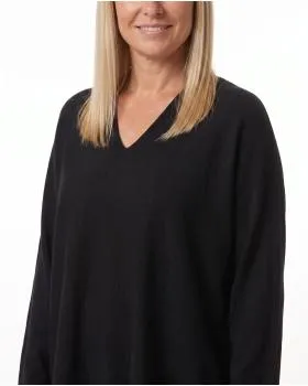 Oversize Pullover in  schwarz von Selected Touch (Bild 4)