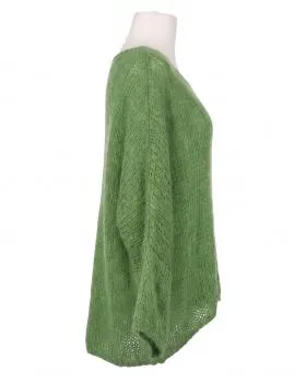 Oversize Pullover Grobstrick in  gr�n von New Collection (Bild 2)