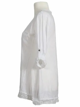 Pailletten Shirt A-Linie in  wei� von RESTART (Bild 2)