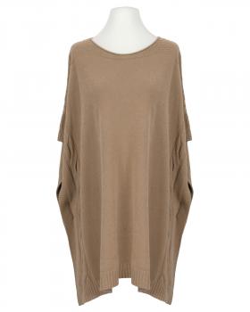 Poncho Feinstrick in  camel von Alpini (Bild 1)