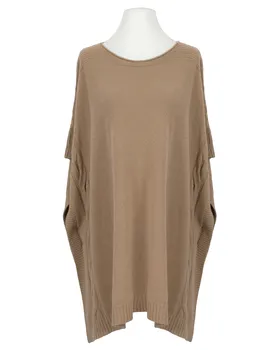 Poncho Feinstrick in  camel von Alpini (Bild 1)