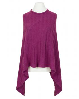 Poncho mit Cashmere in  beere von Made in Italy (Bild 1)
