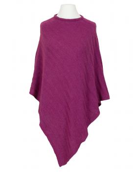 Poncho mit Cashmere in  beere von Made in Italy (Bild 3)