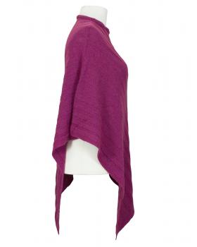 Poncho mit Cashmere in  beere von Made in Italy (Bild 4)