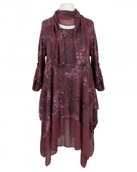 Print Tunika mit Seide in  beere von Diana (Bild 1)