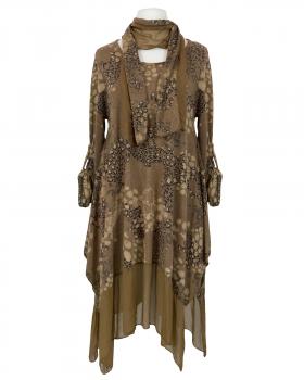 Print Tunika mit Seide in  tobacco von Diana (Bild 1)