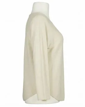 Pullover gerader Schnitt in  beige von Made in Italy (Bild 2)