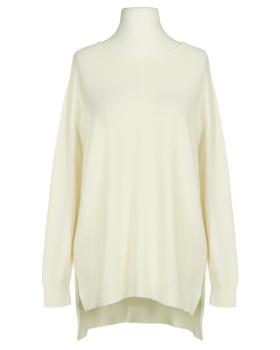 Pullover gerader Schnitt in  creme von Made in Italy (Bild 1)