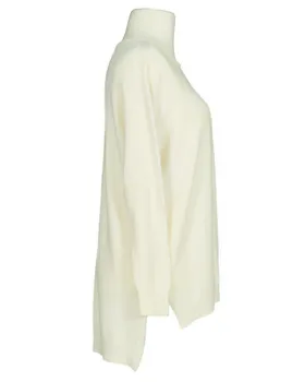 Pullover gerader Schnitt in  creme von Made in Italy (Bild 2)