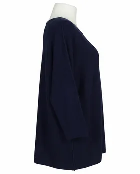 Pullover gerader Schnitt in  dunkelblau von Made in Italy (Bild 2)