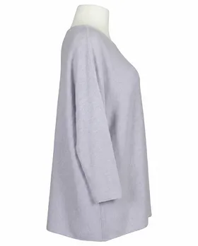 Pullover gerader Schnitt in  grau von Made in Italy (Bild 2)