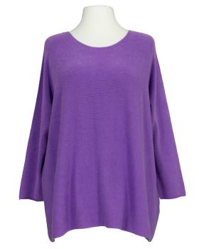 Pullover gerader Schnitt in  lila von Made in Italy (Bild 1)