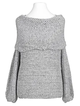 Pullover Grobstrick in  grau von H.liesel (Bild 2)