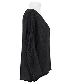 Pullover Grobstrick in  schwarz von New Collection (Bild 2)